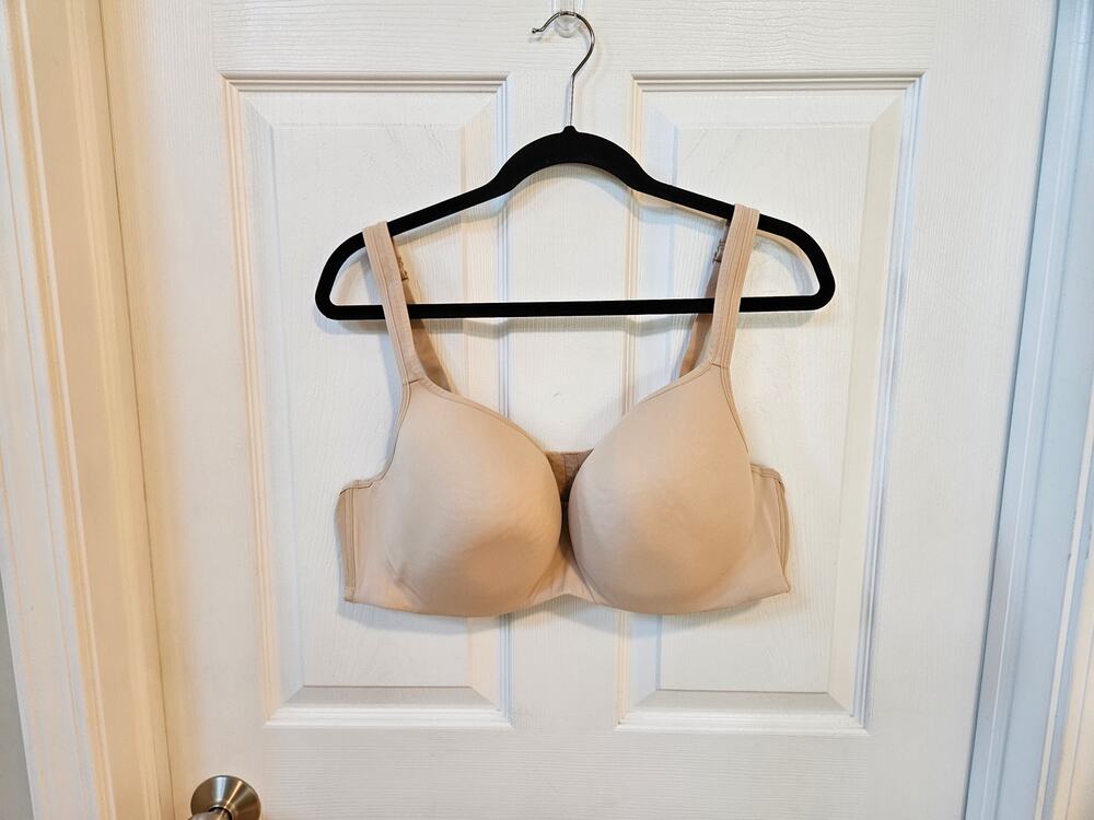 Cacique Lane Bryant Lightly Lined T-Shirt Bra 46C Nude Beige Underwire